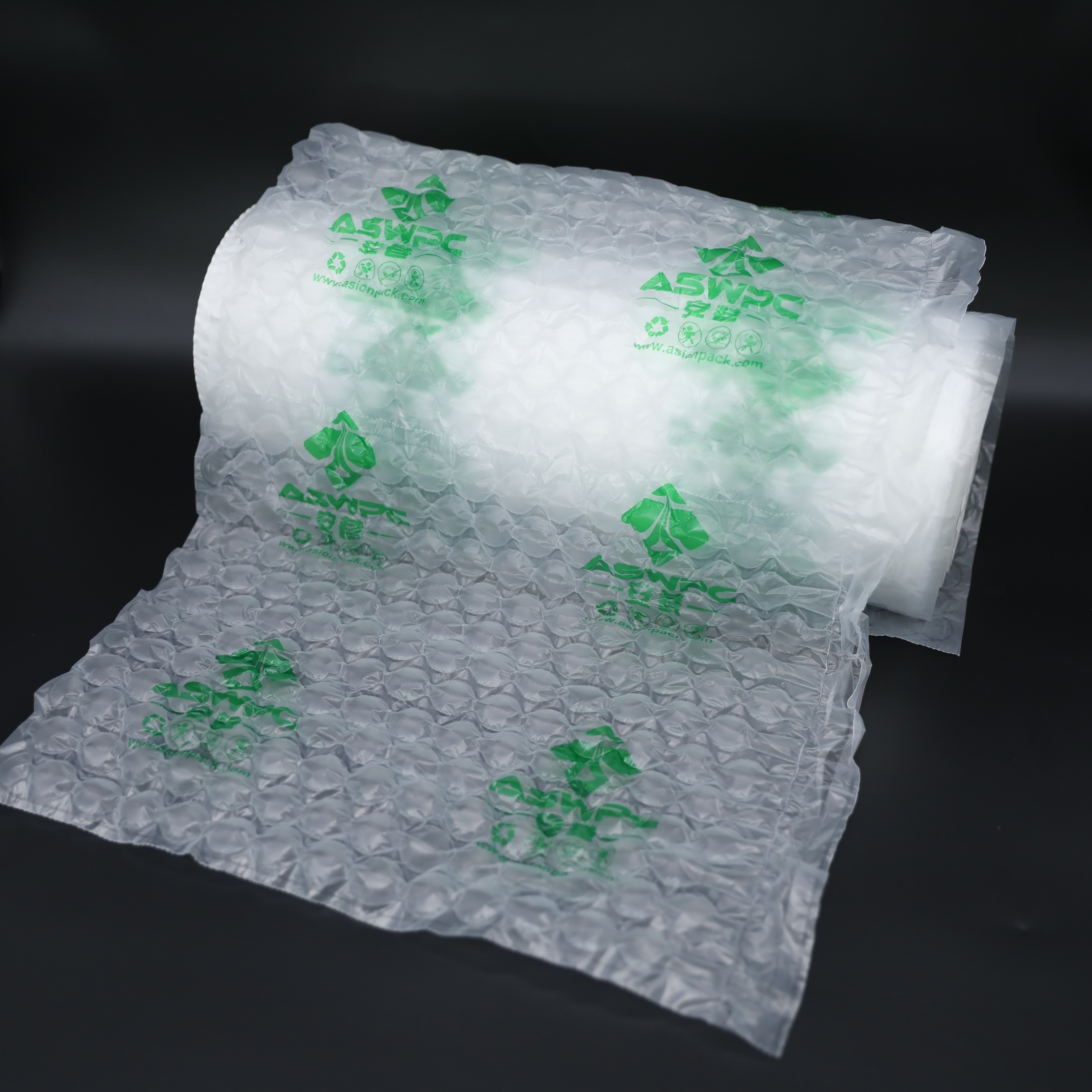 Película de cojín de aire de PE transparente para embalaje exprés