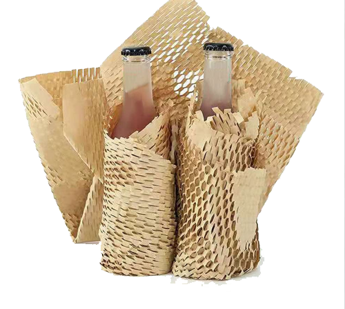 Embalaje de protección flexible de papel de nido de abeja para mercancías