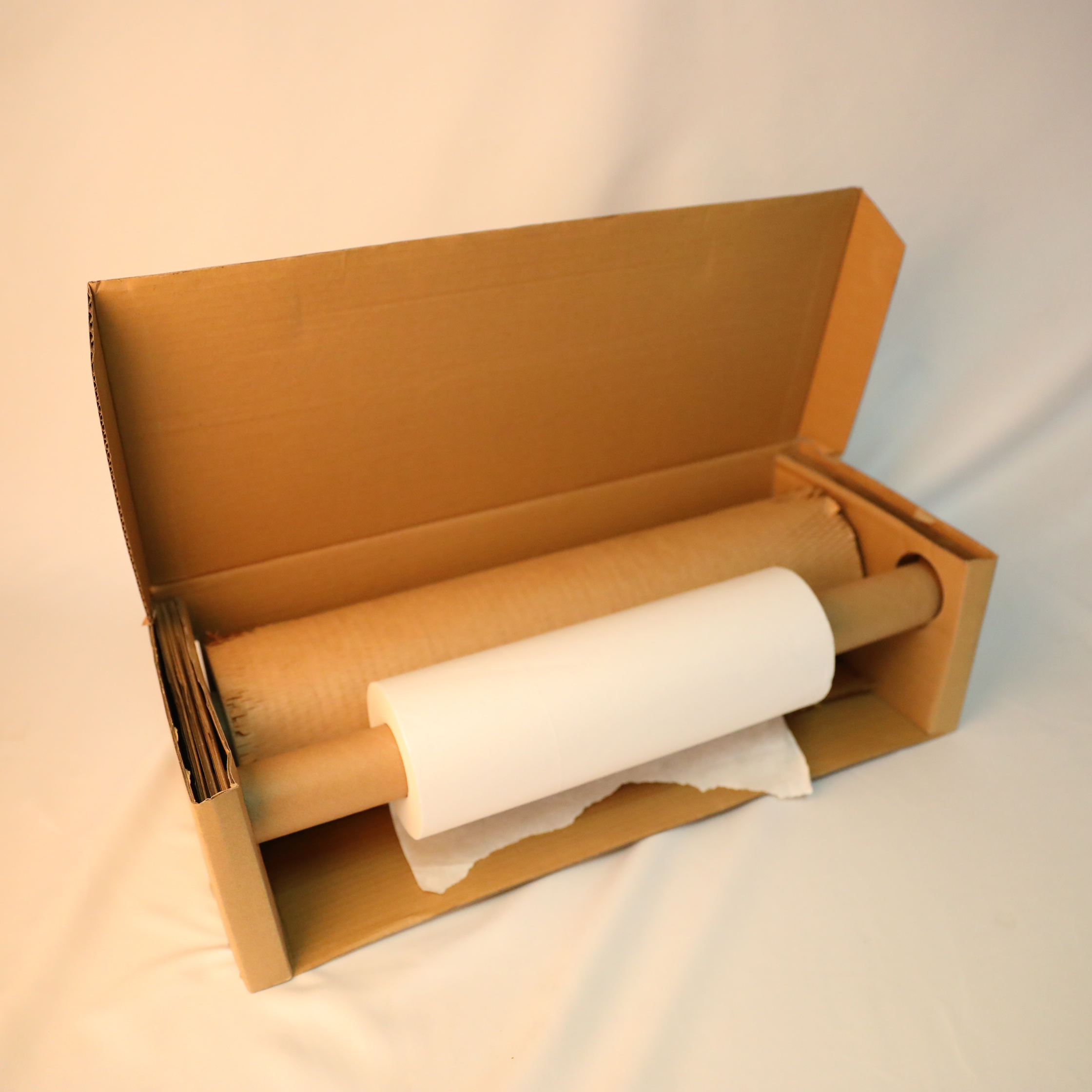 Rollos de papel de nido de abeja reciclable para productos de embalaje